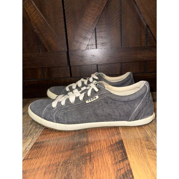 Taos Women's Star Charcoal Wash Canvas Fashion Sneakers STA-12844โ Size 8 - Picture 3 of 14